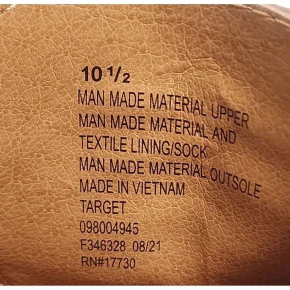 Goodfellow Brown Cap Toe Oxford Dress Shoes Men's 10.5 Classic Formal - Picture 4 of 11